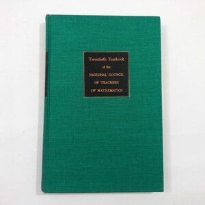 Vintage The National Council Of Teachers Mathematics Yearbook 20th 1948 HB